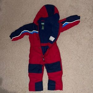 LL Bean 2T Snowsuit Very Good Condition